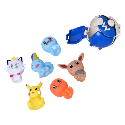 Image of Toys Uncle Figure (POKEEMON Ball with 6 POKKEEMON Figures)