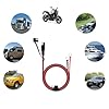 1 Pcs Battery Connector 2 Pins Quick Disconnect SAE Cable SAE To O Ring Terminal Harness Power Supply For 12-24V Cars Motorbike Tractors #2