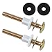 Toilet Screw Set Toilet Seat & Screws Replacement Hardware Convenient Screw Set