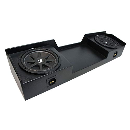 American Sound Connection Kicker-Packages Bundle Compatible with 2004-2015 Nissan Titan King Or Crew Truck 43C124-N Dual 12