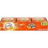 Goldfish Flavor Blasted Xtra Cheddar Cheese Crackers, Baked Snack Crackers, 0.9 oz On-the-Go Snack Packs, 9 Count Tray