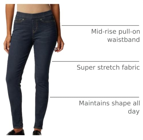Levi Strauss Signature Gold Women's Totally Shaping Pull-on Skinny Jeans Mid-Rise Stretch Denim Curvy (Available in Plus)
