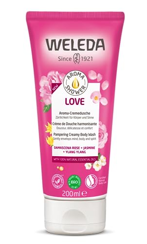 Weleda-Aroma Shower Love, Gel de Ducha, Limpia Suavemente sin Resecar la Piel, con Aceites Esenciales de Rosa Damascena, Jazmín e Ylang,100 %Biodegradable,Vegano,Apto para todo Tipo de Pieles-200 ml 1 416cLn7tvOL - Weleda-Aroma Shower Love, Gel de Ducha, Limpia Suavemente sin Resecar la Piel, con Aceites Esenciales de Rosa Damascena, Jazmín e Ylang,100 %Biodegradable,Vegano,Apto para todo Tipo de Pieles-200 ml