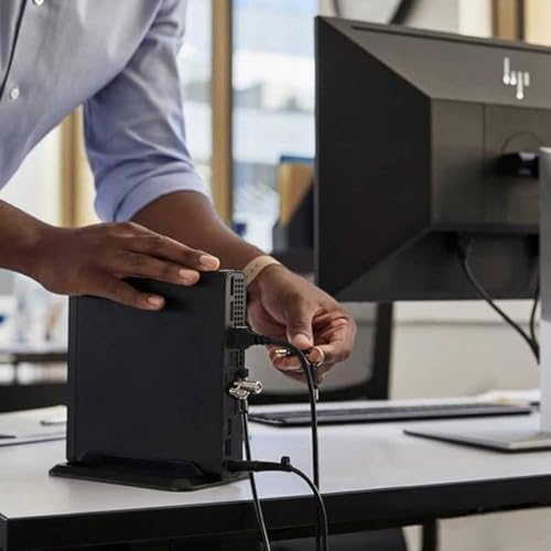 Image of HP Elite 805 Mini PC Desktop, AMD Ryzen 5 (6 Core 12 Threads), Ultra-Quiet Design, 16GB RAM, 1TB PCIe SSD, Dual 4K Display Support, USB-C, Bluetooth 5.2, Wi-Fi 6, Keyboard and Mouse, Windows 11 Pro