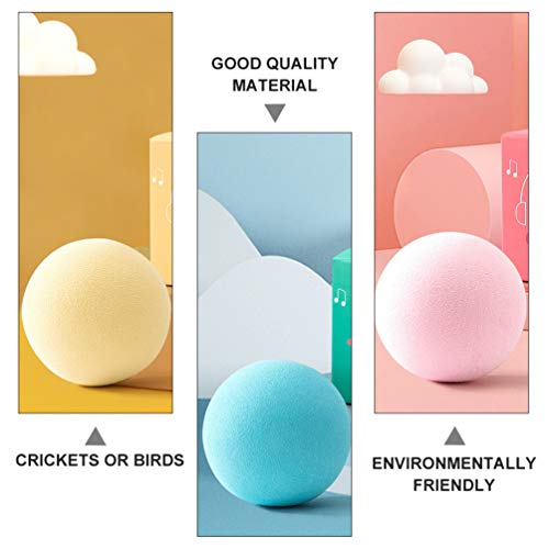 Balacoo 6 peças de bolas de gato, brinquedos de treinamento de mastigar para cães com som, brinquedo
