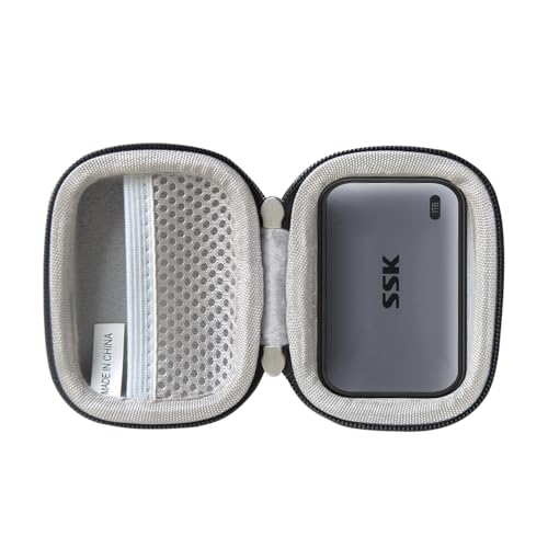 Hermitshell Hard Travel Case for SSK Portable SSD 1TB / 2TB / 500GB / 250GB External Solid State Drives