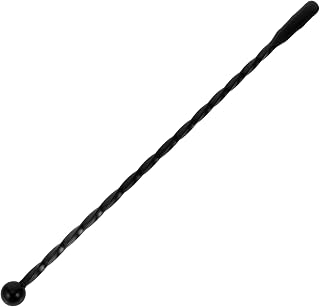Veemoon Varilla Agitadora De Acero Inoxidable Reutilizable para Café Plata para Mezclar Fiestas Larga Decorativa Color Negro Reutilizable