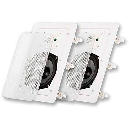 Image of Acoustic Audio by Goldwood Surround Home Theater Speaker Set of 2 White (CSiw520)