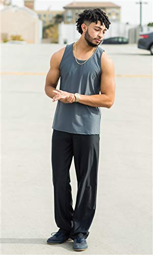 B Dancewear Mens Jazz Pants For Dance By Adult Sizes (Adult Medium, Black) #TOP4