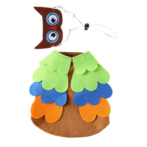 Disfraz Búho para Perro Mediano DOITOOL Halloween