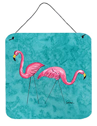 Caroline's Treasures 8763DS66 Welcome to The Trailer Wall or Door Hanging Prints Aluminum Metal Sign Kitchen Wall Bar Bathroom Plaque Home Decor, 6x6, Multicolor