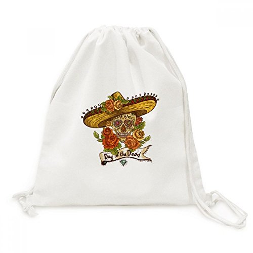 Sac en toile Mexique Jour des Morts, une idée cadeau originale pour voyageur