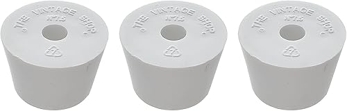 Home Brew Ohio Juego de 3 tapones de goma perforados #7.5