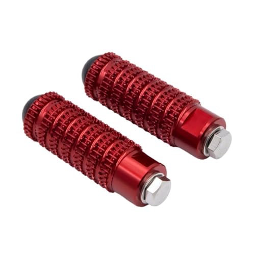 �̂��߂ɃX�Y�L GSXR 600 750 1000 K1-K4 SV650S SV1000/S�p�B8MM �I�[�g�o�C�p���A�Z�b�g �t�b�g���X�g ���[���b�g�t�b�g�y�O �t�b�g�y�O(Red)