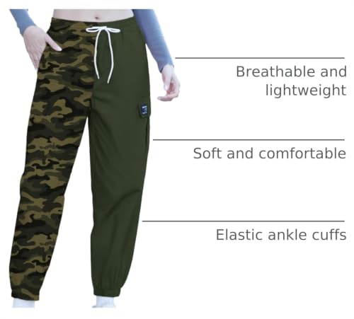Image of SANGTREE Girls & Womens Drawstring Cargo Jogger Pants,3 Years - Women 3XL