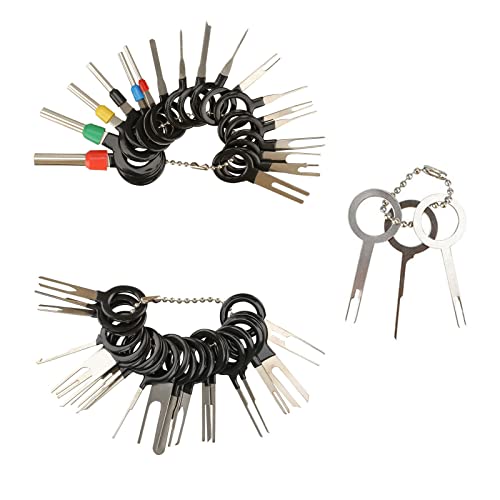 Outil D'enlèvement de la Prise de Câble,kit D'éjecteur de Terminal,Outil D'enlèvement de Terminal,Outil D'enlèvement de Câble 41 Pcs Tokaneit Cover
