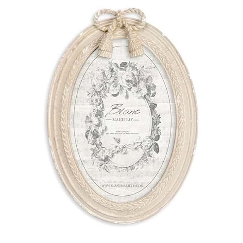 Blanc Mariclò Cornice resina beige con Fiocco