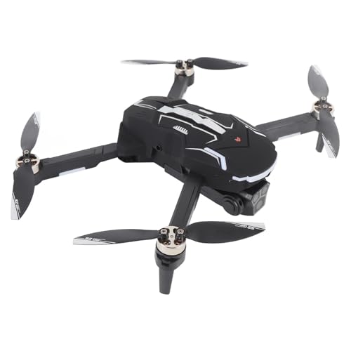GPS Drone, Quadcopter RC sin Escobillas con una Cámara Dual de 8k HD, Evitación de Obstáculos Inteligentes, Control Remoto de Pantalla, Aterrizaje de Despegue Clave, Filtros de