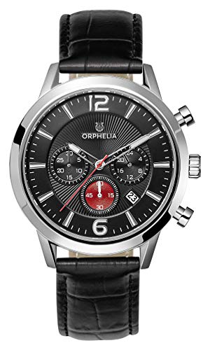 Orphelia HerrenArmbanduhr Chronograph Quarz Leder OR81802
