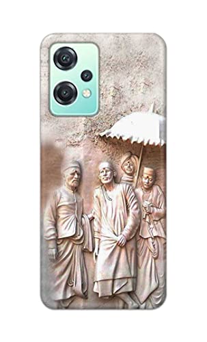 Image of Printed Hard Back Cover Case for OnePlus Nord CE 2 Lite 5G Back Cover (Sai Baba) -1803