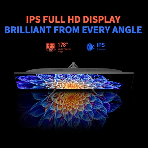 Image of 24 Inch FHD IPS Gaming Monitor, 180Hz, 1ms, HDMI VGA Ports VESA Compatible, Tilt Adjustable, Borderless Design, Multi-Screen Capability, AMD FreeSync & G-Sync Compatible, Build-in Speakers