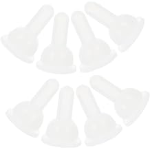 8pcs Bottle Accessories Lamb Teat Feeder Sheep Goat Puppy Silicone Nipple Replacement for Daily Feeding