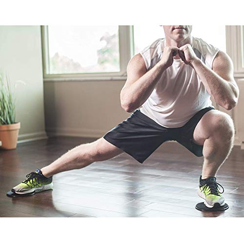 Core Exercise Sliders Dual Sided Strength Gliding Discs 2 Pack Abdominal Training Pad for Carpet Wood Tile Floors (Green) - Thumbnail 6