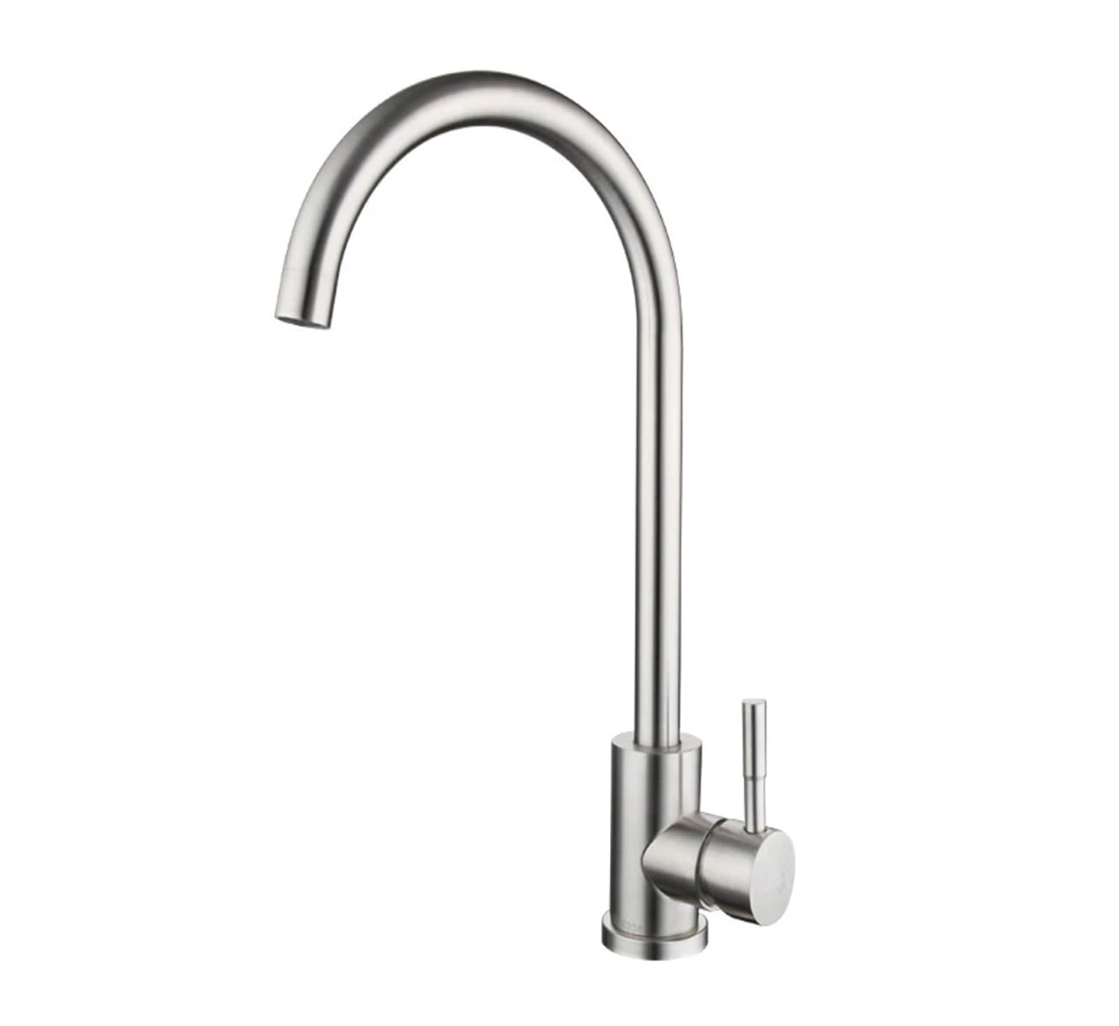 Robinet de lavabo rotatif mitigeur eau chaude froide acier inox 304