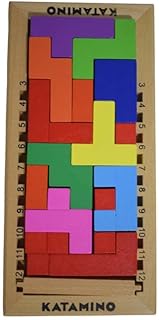 Generic Wooden educational blocks set of 21 pieces for kids - multi color