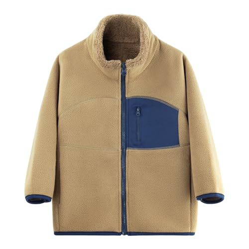Veste polaire garcons et filles veste zippee pour sorties au parc et balades en famille