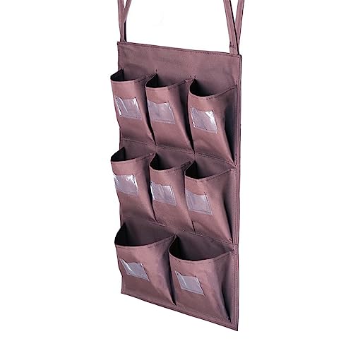 Image of Replacement Janitorial Cart Bag, Waterproof Thickened Commercial 8-Pocket Housekeeping Cart Organizer Housekeepers Cart Sorting Pocket, Fits Any Cart Used for Material Storage Transport