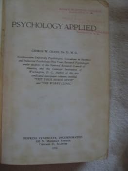 Hardcover Psychology Applied Inscribed Book