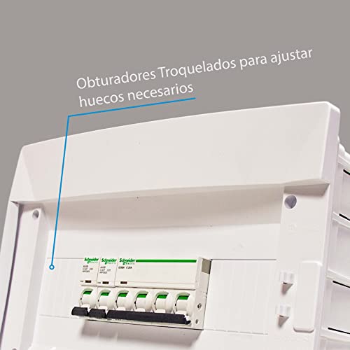 Boîte d'encastrement pour 24 modules automatiques et coffret électrique mural