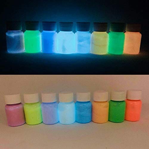 Peinture lumineuse phosphorescente blanche Polyment 100 ml pour décoration