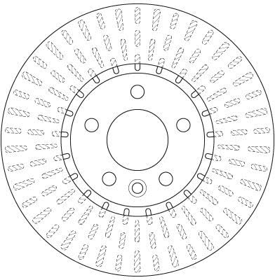 TRW DF6499S, 2 szt Tarcze Hamulcowe przód 340mm