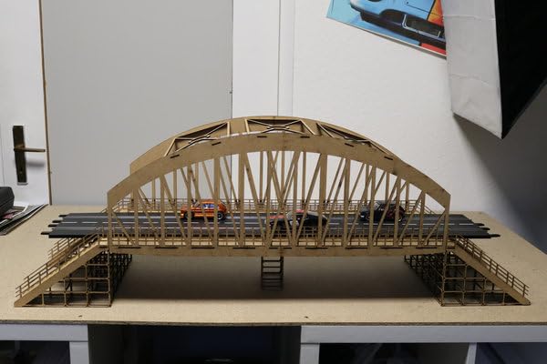 220134 Slotcar Pont pour pont Slotcar 220084 en bois