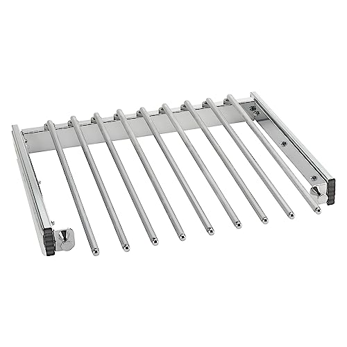 Image of Rev-A-Shelf Sliding Pants Rack for Closets, Min Opening Width of 17.5 inch