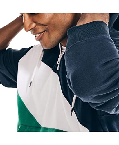 Nautica Men's Colorblock Quarter-Zip Hoodie4