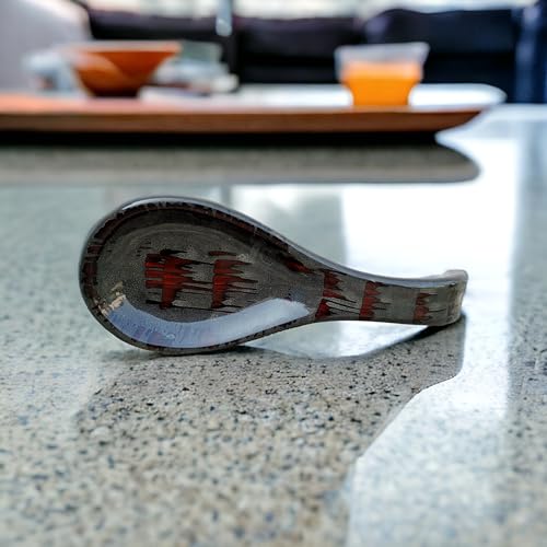 Image of Malaikah Ceramic Spoon Rest Pack of 3 for Home, Kitchen, Dining, Kitchen Decor & Gifting