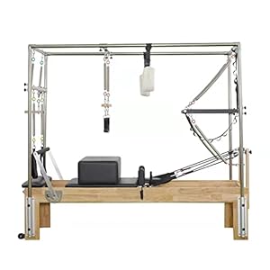 Foverós Pilates Cadillac Reformer Vintage,Pilates Equipment for Home Workouts