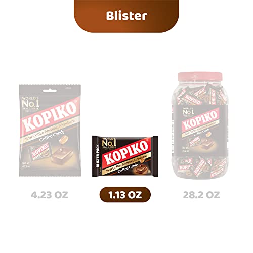 Kopiko Coffee Candy – Bold-Tasty Hard Candy from Indonesia with Real Coffee Extract – A Satisfying Boost for On-the-Go Energy (4-Pack 4.23 oz Each)