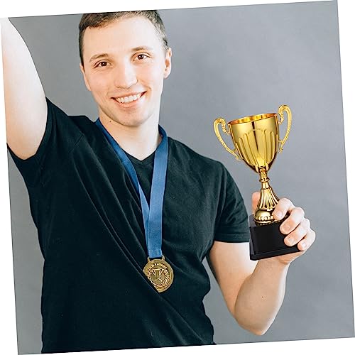ABOOFAN Mini Troféu De Com Base Quadrada Preta 1 Pçs Presente De Futebol Troféu De Basquete Troféu D