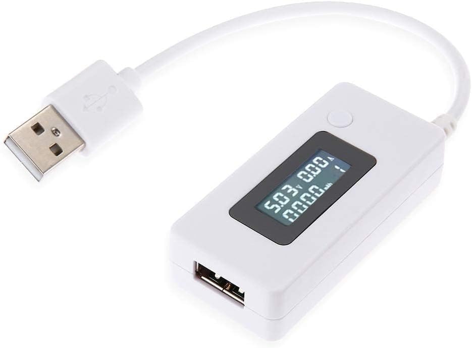 USB Volatage/Amps Power Meter, Digital Tester Multimeter Test Speed of Charger, Cables, Computer, Power Bank