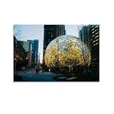 Seattle The Amazon Spheres Canvas Poster Wall Art Prints Poster for Beedroom Living Room Wall Decor Aesthetic