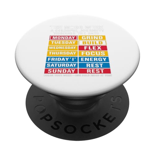 Días audaces, historias impresionantes una semana con estilo. Regalo novedoso. PopSockets PopGrip Adhesivo