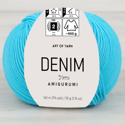 Denim Amigurumi Yarn Art 55% Cotton 45% Poliacrylic 50g 174