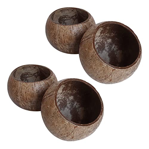 Fegtrty 4 de cáscara de para verter velas, cáscara de , cuenco de madera de , cuenco de decoración, cuenco de almacenamiento