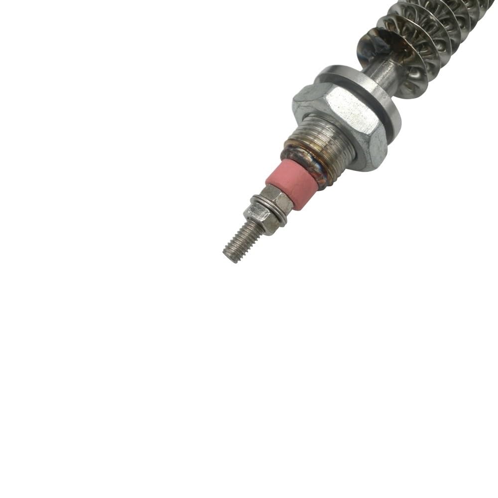 Elemento Riscaldante Alettato A U In Acciaio Inox – 220V, Da 0.8 A 2 KW, Lunghezze 300-500 Mm, Filettatura M18