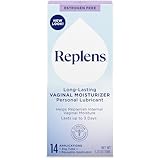 Replens Vaginal Moisturizer, Long-Lasting Replens Moisturizer with Reusable Vaginal Applicator, 14 Count
