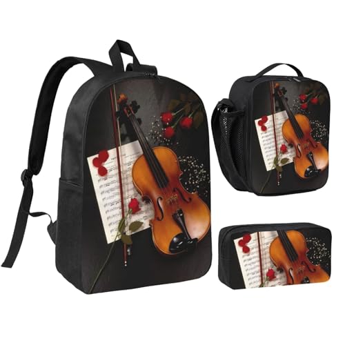 Sac à dos partitions violon 3 en 1 le cadeau parfait pour jeune musicien noir